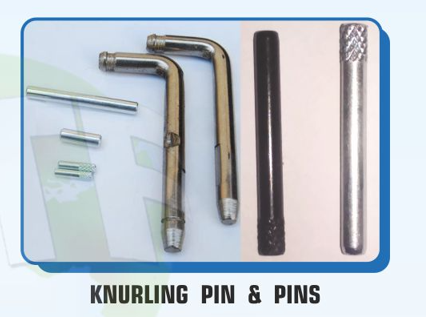 Original supplied photo of knurling pins and pins